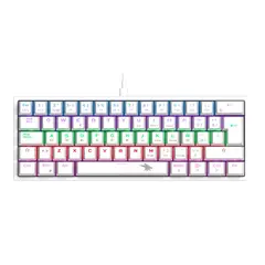 VIFROZT - Teclado Mecánico Gamer Berserker Blanco Outemu Rojo