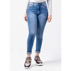 SQUEEZE - Pantalon Moda Denim Stretch Rebekha Mujer