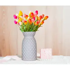 GENERICO - Floreros Jarrones Home Decorativos de Cerámica Nacional 22 x 13 cm