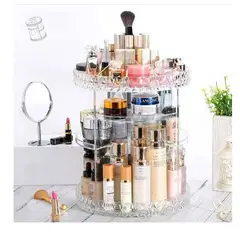 GENERICO - Organizador de Maquillaje Giratorio de 360 Grados Acrílico