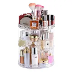 GENERICO - Organizador Acrílico para Cosméticos Giratorio