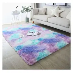 GRETAIL - Alfombra De Felpa Piso Decorativo 200cm x 140cm Tricolor