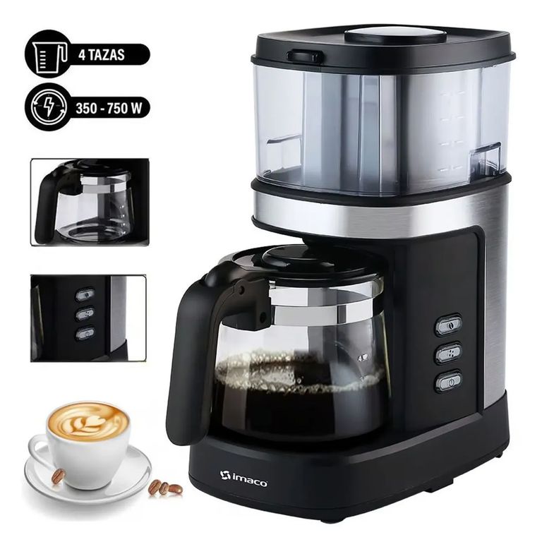 Cafetera con Molinillo ICMG4070 750W