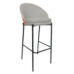 ZIYAZ - Silla Bar Perth Gris