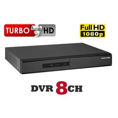 HIKVISION - Grabador DVR 8CH Soporta 1 HDD 720P, 1080p Lite con AUDIO