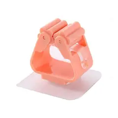 GENERICO - Organizador Múltiple Colgador Gancho sujetador de Escoba Rosado