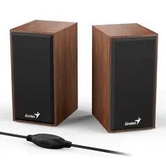 GENIUS - Parlante SP-HF180 USB Ideal Escritorio Pc Notebook - Madera