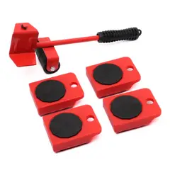 GENERICO - Juego de Ruedas Herramientas para Mover Muebles