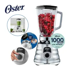 OSTER - Licuadora Clasica de 3 Velocidades Cromada