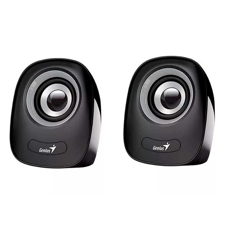Parlante 2.0 USB SP-Q160 6W Negro Con Control de volumen