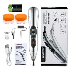 GENERICO - Bolígrafo De Acupuntura Digital Y Recargable