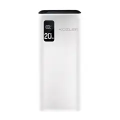 KUZLER - POWER BANK BATERIA PORTATIL 20000MAH 225w Blanco Anke-105b