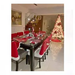 GENERICO - Fundas de Sillas DE Navidad 6 UN. De Calidad