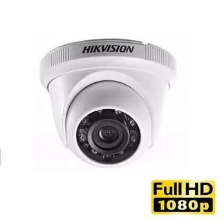 HIKVISION - Cámara Domo Interior 1080P 4 en 1 DIA y NOCHE IR 20m