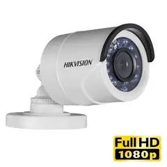 HIKVISION - Cámara Tubo Exterior FullHD 1080P 4 en 1 DIA y NOCHE IR 20m