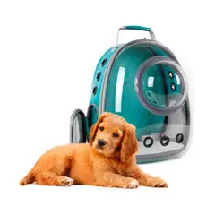 GENERICO - Mochila de Transporte para Mascotas Verde