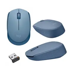 LOGITECH - Mouse Wireless M170 Celeste Plug n Play Portable