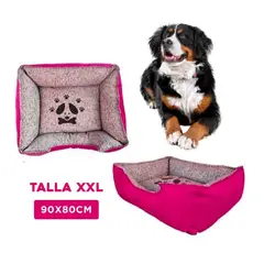 GENERICO - Cama Invierno Perro Fucsia Talla XXL