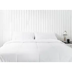 COBITEX HOME - Edredón King blanco 600H con reversible de corderito cobitex 100 algodón