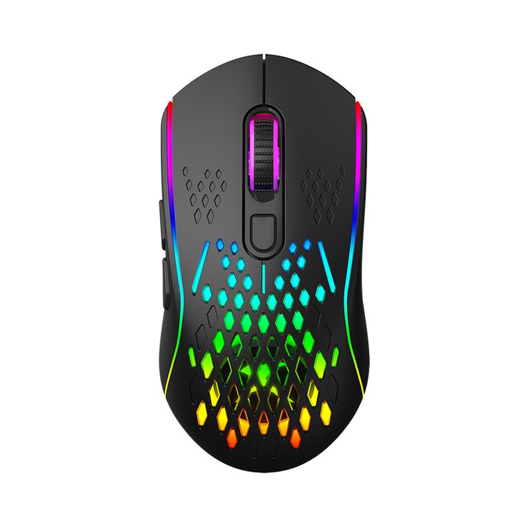 Mouse Gamer Inalámbrico RGB 7 Botones 8000 DPI GW-611