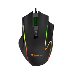 XTRIKE ME - Mouse Gamer RGB 9 Botones programables 12800 DPI GM-518