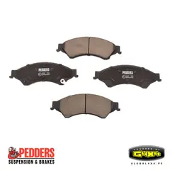 GENERICO - Pastillas de frenos delanteros Pedders para Ford Ranger Mazda BT-50