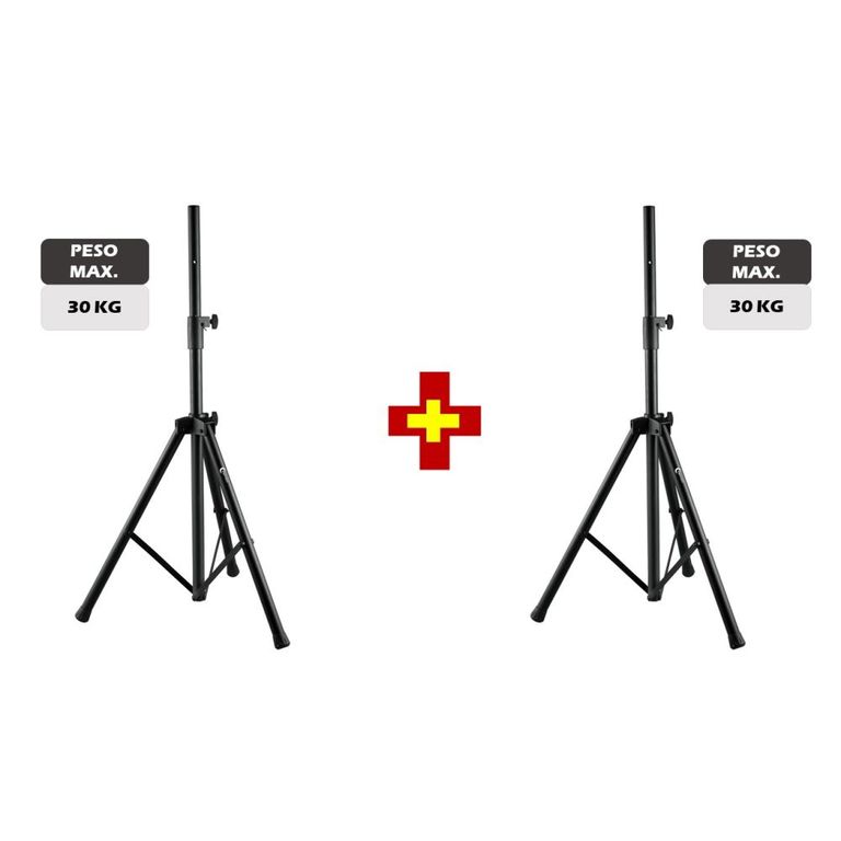 Combo Trípode para parlante 1.40 cm negro