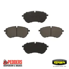 GENERICO - Pastillas de frenos delanteros Pedders Volkswagen Amarok 2010 al 2023