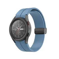GENERICO - Correa Silicona Iman para Samsung Watch 5 / 5 Pro - Azul