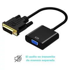 GENERICO - Cable Adaptador Convertidor Dvi D A Vga Dvi-d A Vga