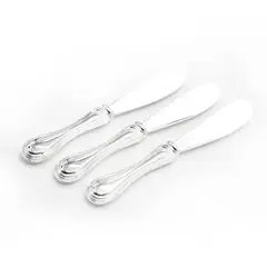 ARGENTARIA - Cuchillos de Untar Clásicos x3 - Plaqué