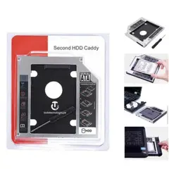 GENERICO - Adaptador para Disco duro solido SSD Laptop Caddy 9.5mm