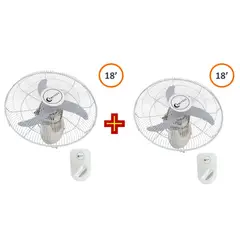 TREVELY - Combo Ventilador de techo ORBITAL 18" VT-1803 - 80W - Blanco