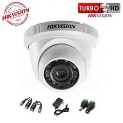 HIKVISION - Cámara Domo Interior HD IR 20m con Accesorios