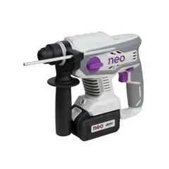 NEO - Rotomartillo Recargable 20V con 1 bateria y 1 cargador en caja