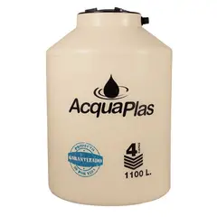 ACQUAPLAS - TANQUE PARA AGUA 1100 L BEIGE + ACCESORIOS