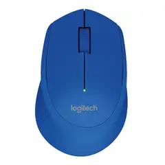 LOGITECH - M280 Mouse Inalámbrico USB Ergonómico para Diestros - Azul