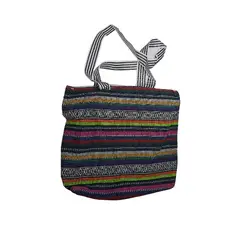 GENERICO - Bolso de tela con cierre 34cm x 41cm x 15 cm