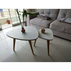 GENERICO - Mesas de centro estilo nido niebla