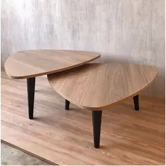 GENERICO - Mesa de centro estilo nido nogal