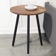 GENERICO - Mesa auxiliar color marrón 40x40x50