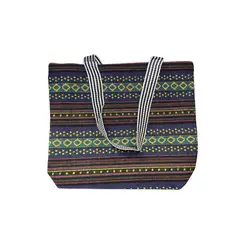 GENERICO - Bolso de tela con cierre 34cm x 41cm x 15 cm