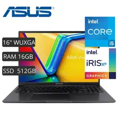 ASUS - Laptop X1605 16 WUXGA IPS CORE I5 12VA 16GB 512SSD ULTRA VELOZ