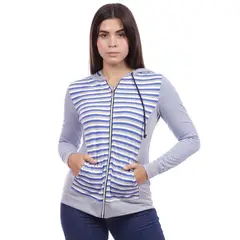 GENERICO - Casaca Listada con Capucha