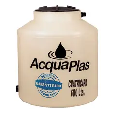 ACQUAPLAS - TANQUE PARA AGUA 600 L BEIGE + ACCESORIOS