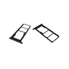 GENERICO - Repuesto Bandeja SIM Micro SD HUAWEI Y6P - NEGRO.