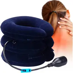 PERUMASSAGE - Collarín Cervical Inflable para dolor y tensión de Cuello