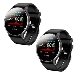 TOUMI - Set 2 De Watch Fit 2 Reloj inteligente Bluetooth SmartWatch