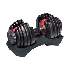 NO LOGO - MANCUERNA AJUSTABLE DE HASTA 24 KG CON BASE