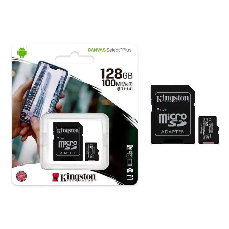 Memoria MicroSD 128 gb -negro